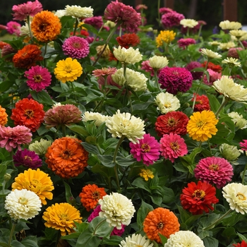 Zinnia elegans - 'State Fair Mix'